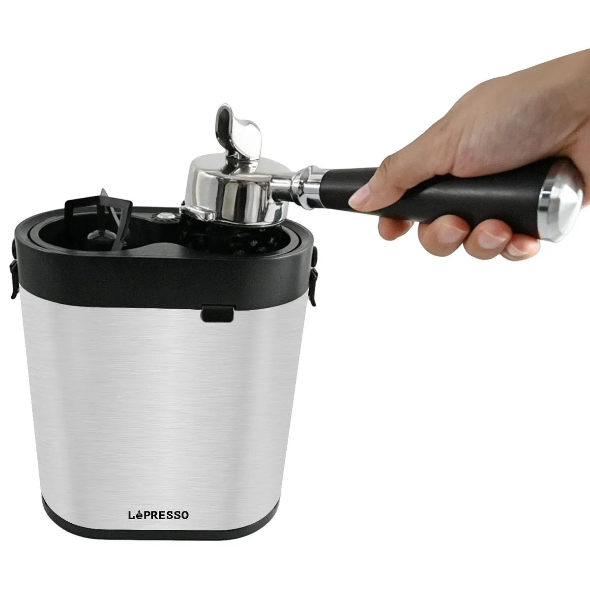LePresso Sterilix Portafilter Cleaner Machine Silver – image 7