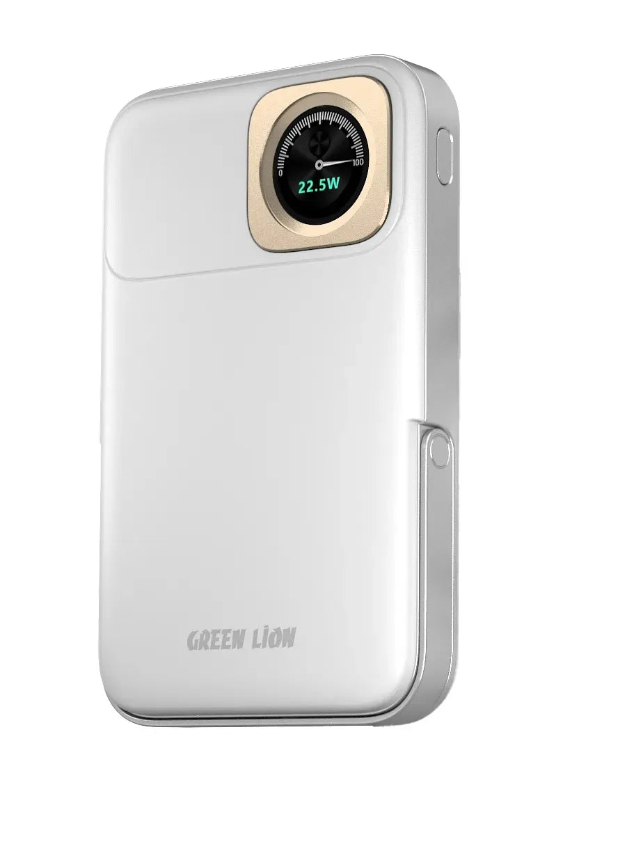 Green Lion Volt Gauge 10000 m Ah Power Bank PD 22.5 W - White – image 6