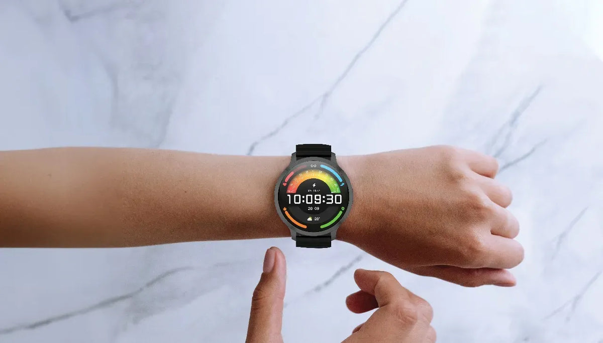 Powerology Aura Smart Watch 1.73" Display - Black – image 4