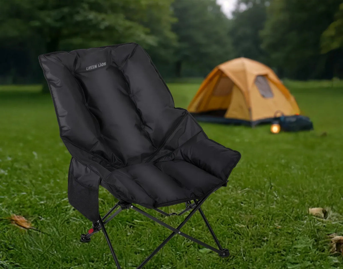 Green Lion Travix Camping Chair Black – image 3