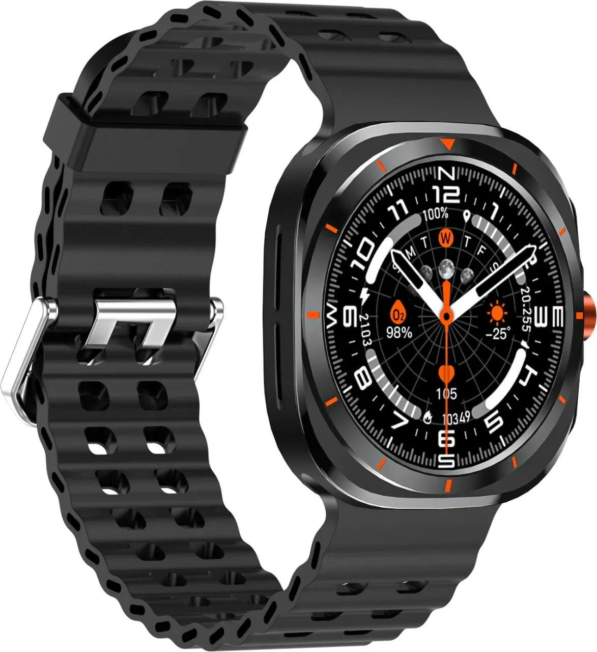 Green Lion Strive Smart Watch - Black