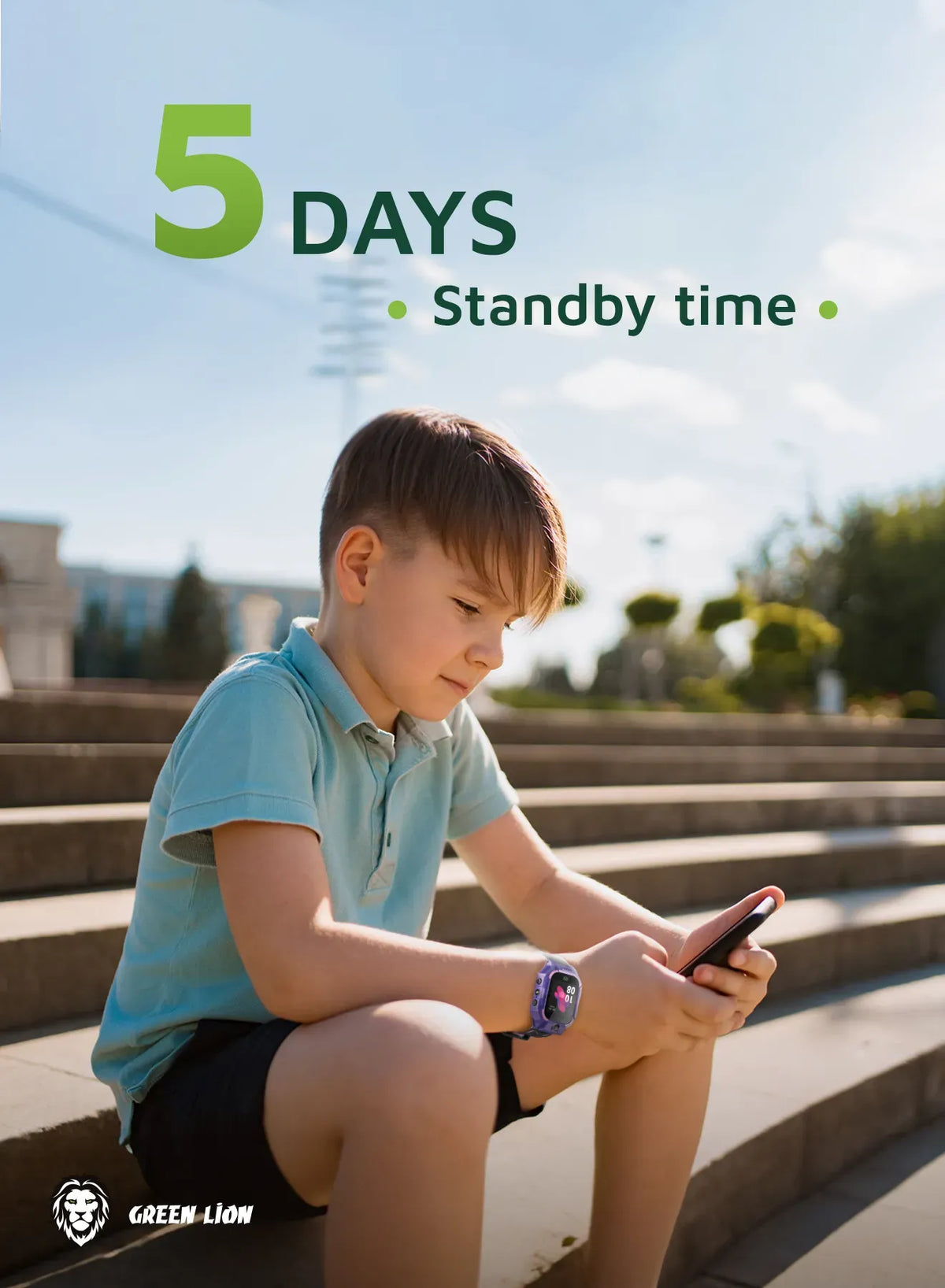 Green Lion 2 Gkids Smart Watch Series 5 - Purple – image 10