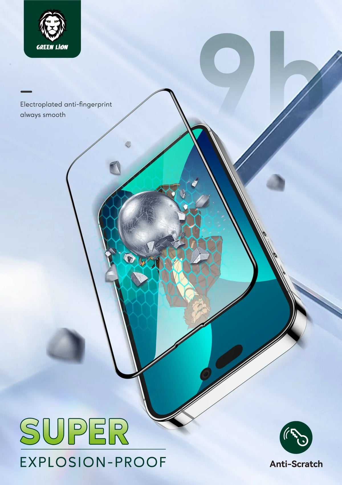 Green Lion 3 DCurved Pro Advanced Round Edge Glass - BlackEdge/ Clear – image 10