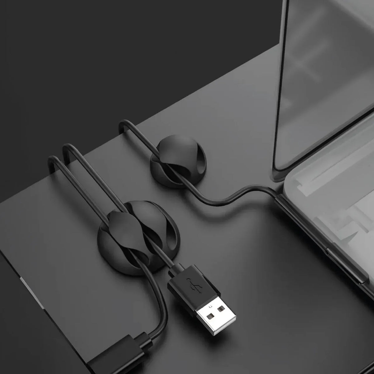 Green Lion 10 in 1 Cable Organizer Black – image 3