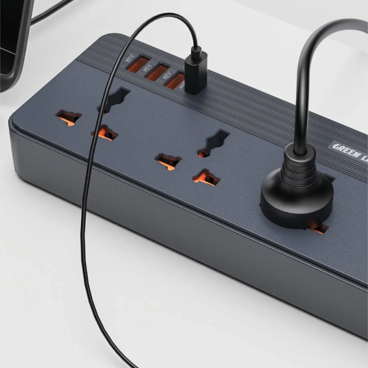 Green Lion Gs 250 Power Socket 2500w Black – image 2