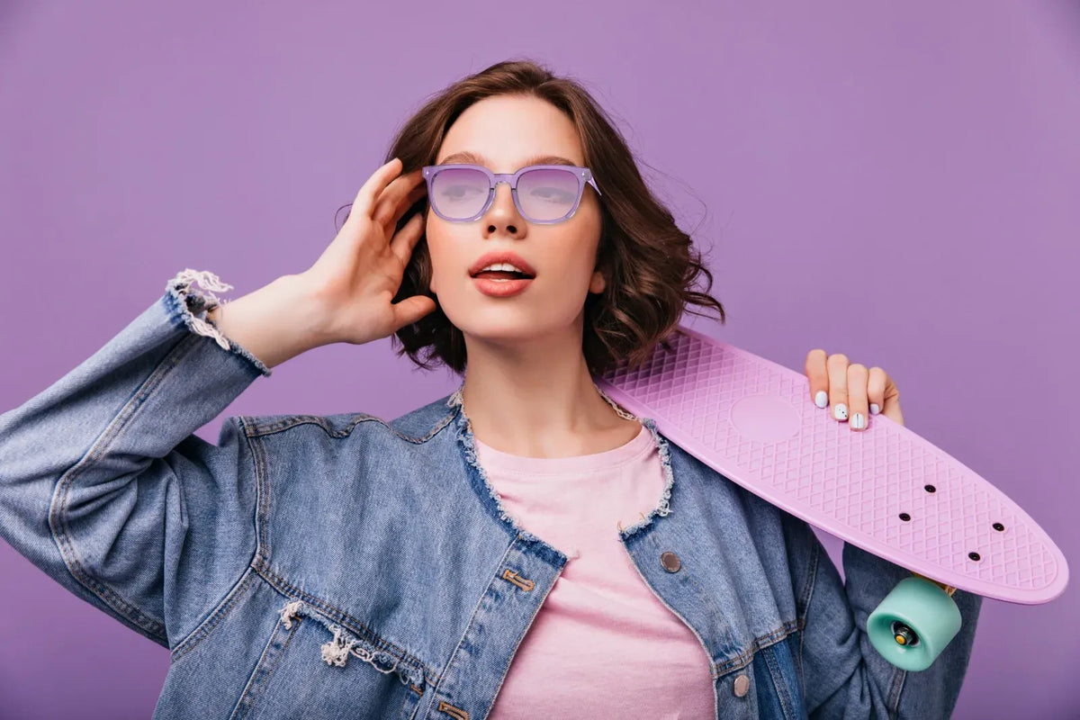 Powerology Nice Smart Audio Sunglasses Purple – image 6