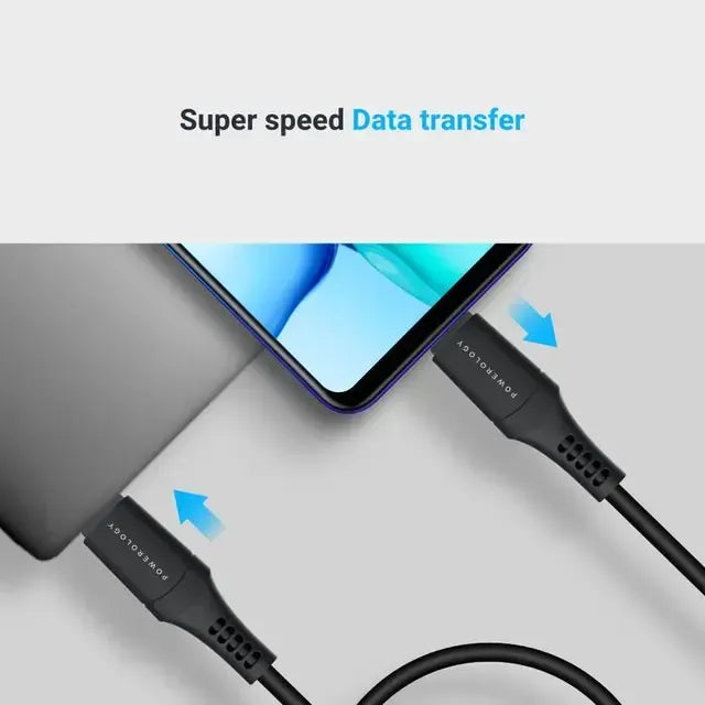 Powerology Type C to Lightning Pvc Cable 1 2m 4ft – image 8