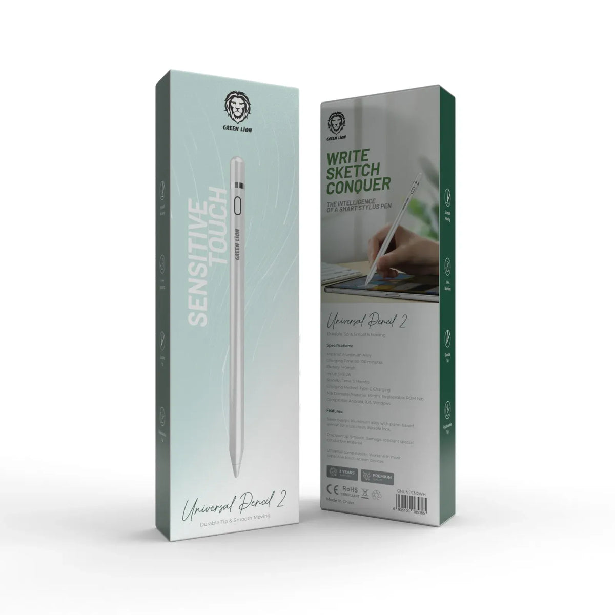 Green Lion Universal Pencil 2 White – image 7