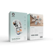 Green Lion Turtle Mouse - White