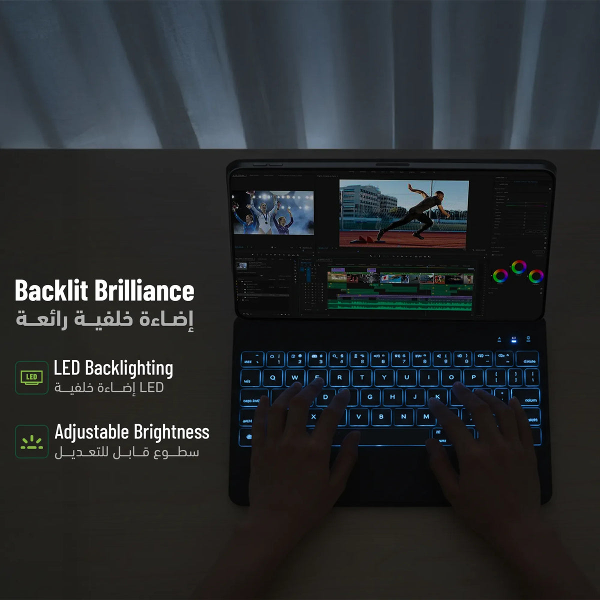 Green Lion Magic Keyboard Case - Black – image 21