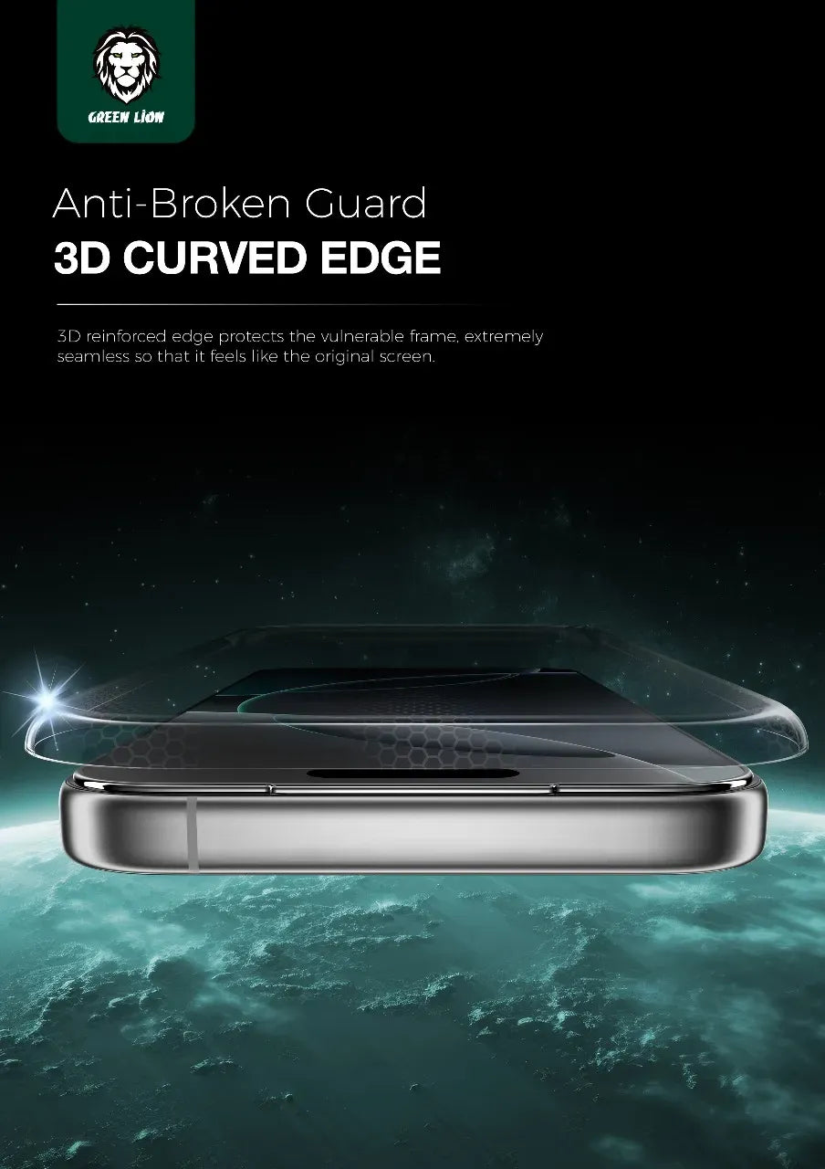 Green Lion SIRLouis 3 D Curved Screen Protector - Clear