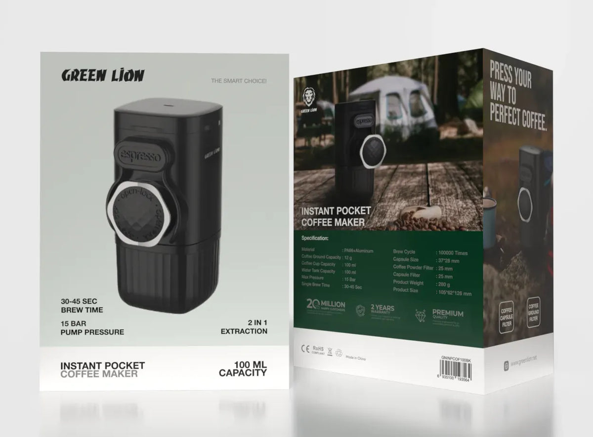 Green Lion Instant Pocket Coffee Maker 100ml Black – image 5