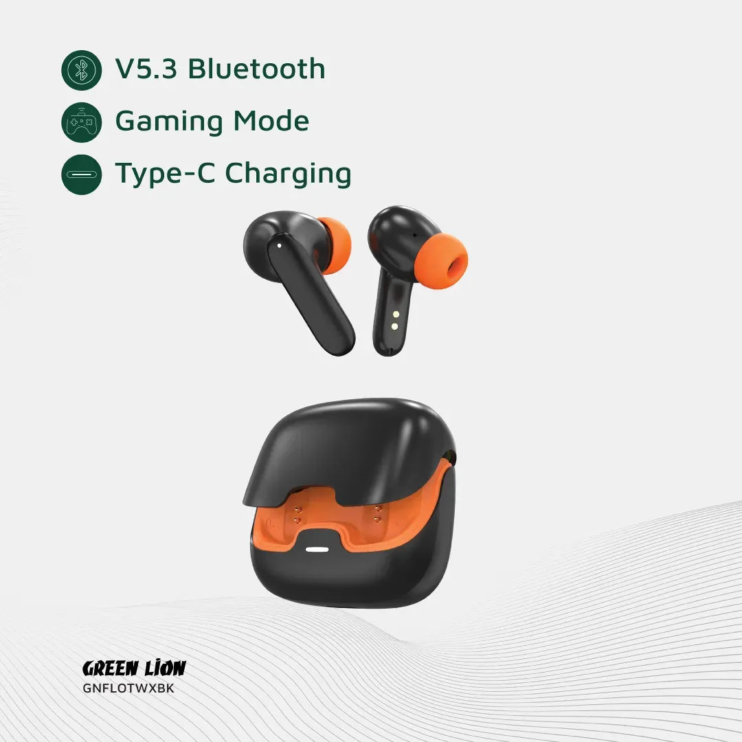 Green Lion Florence TWS True Wireless Earbuds - Black – image 10
