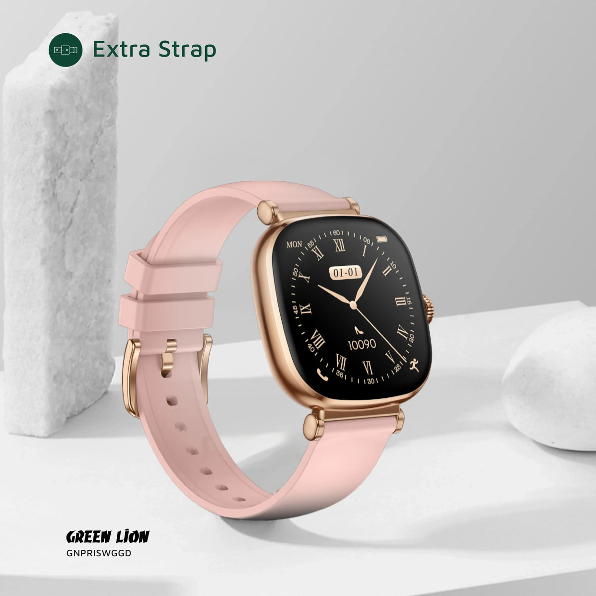 Green Lion Princess Smart Watch - GlossyGold – image 12
