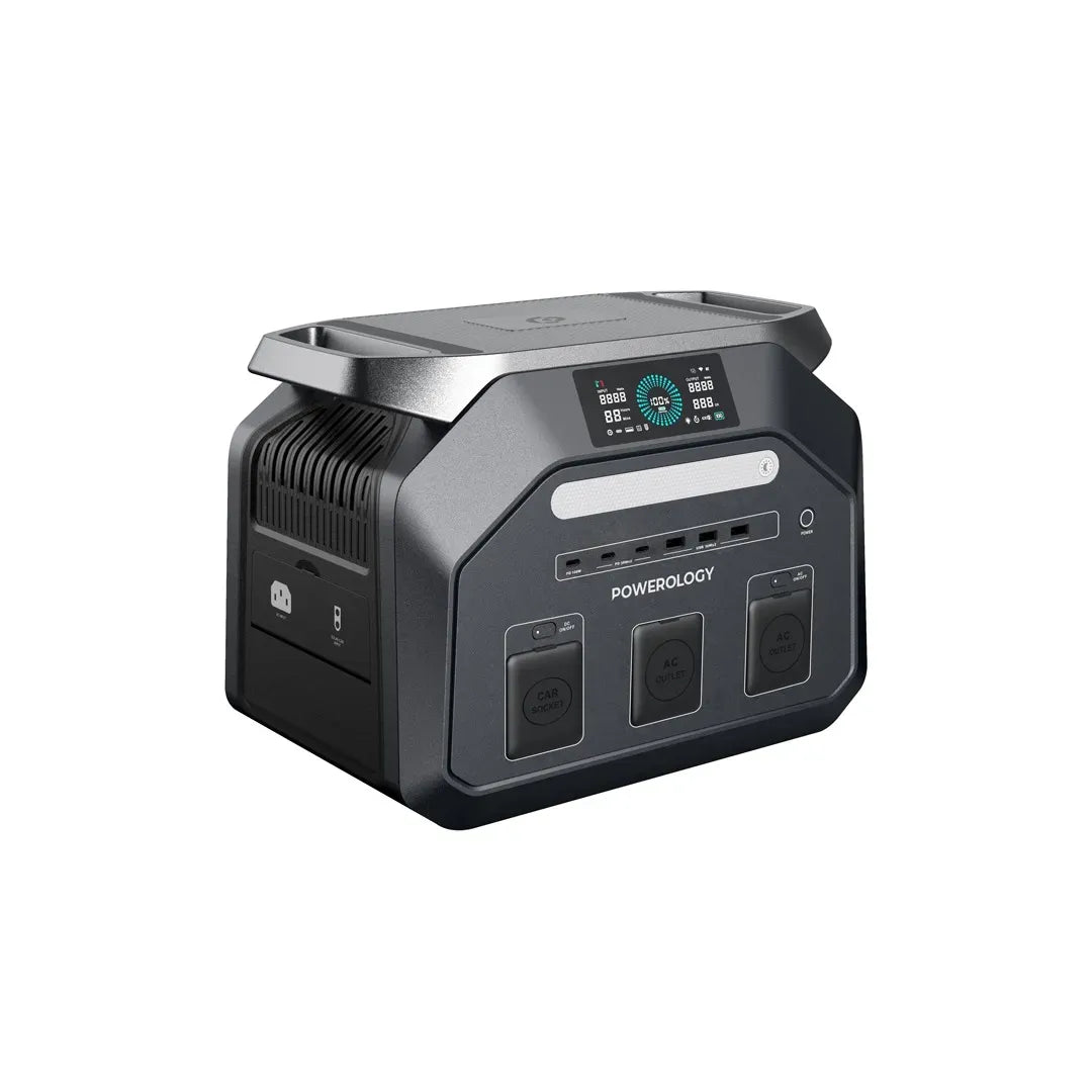 Powerology Dynamic1800 Portable Power Station 1800w Black – image 2