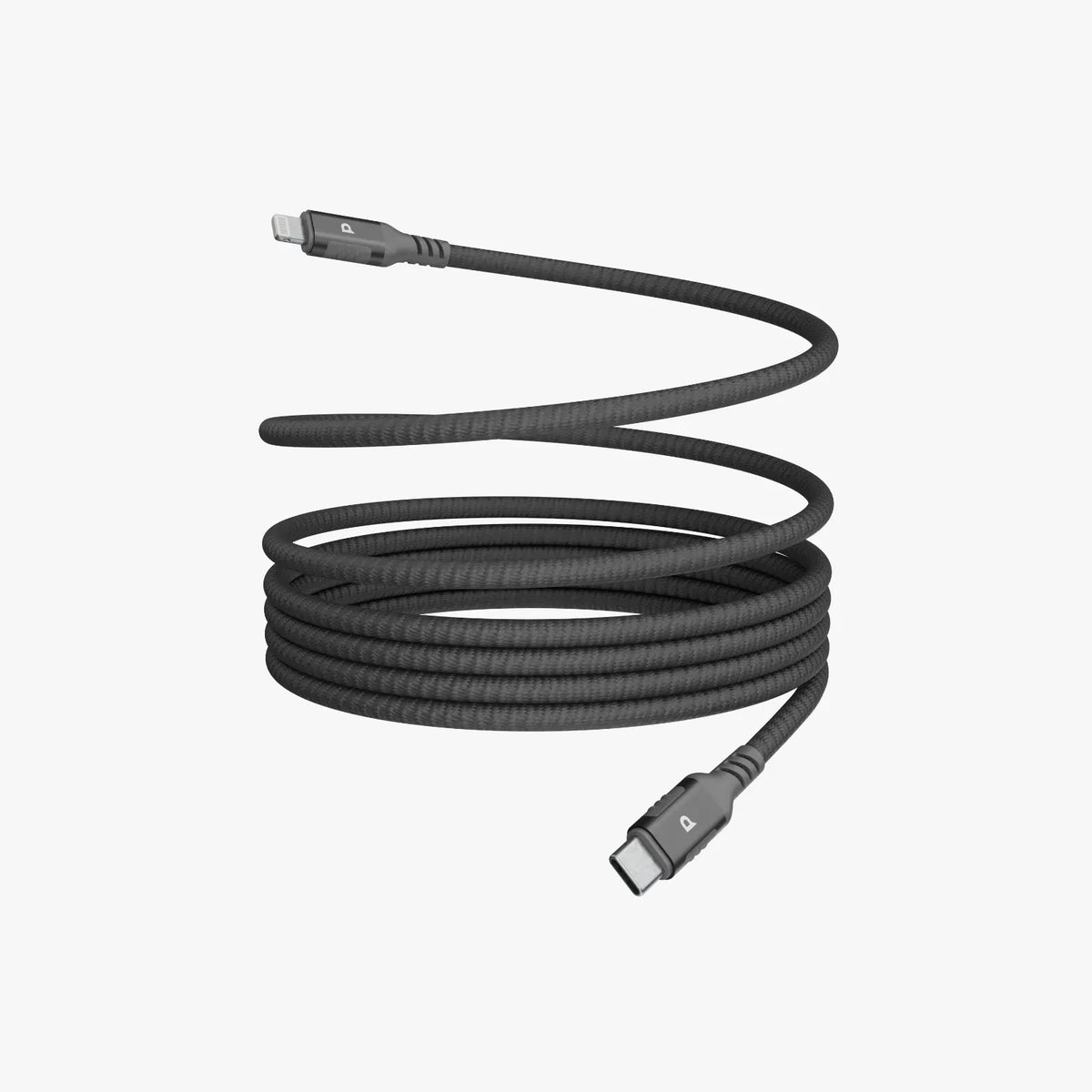 Powerology Malinka Weave Magnetic USB C to Lightning 1 2m Cable PD 30w Gray – image 5