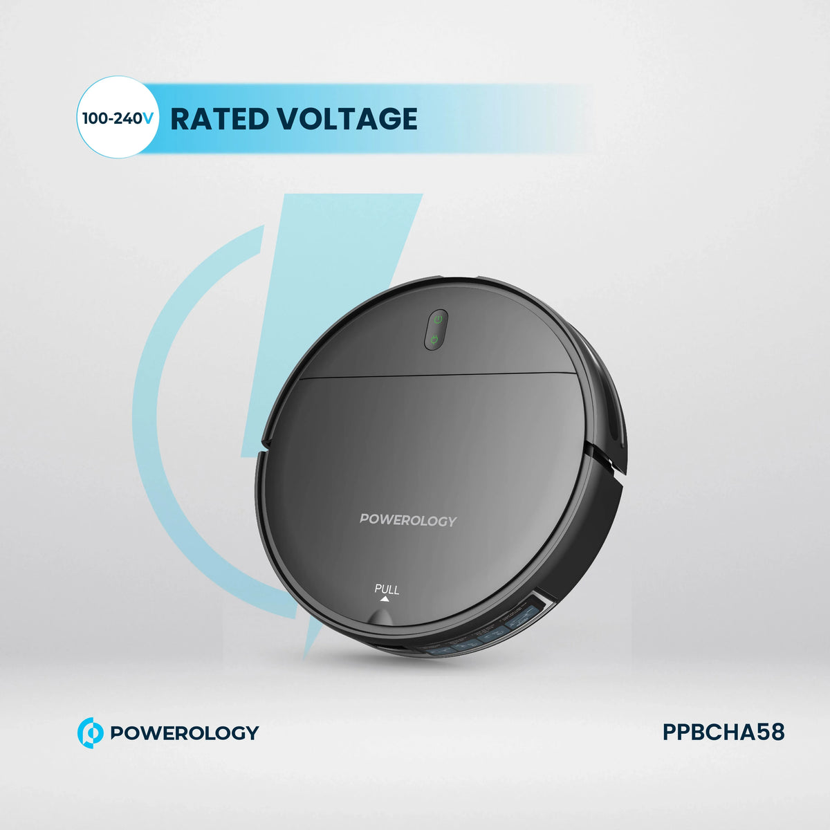 Powerology Smart Robovac Vacuum Mop Black – image 2