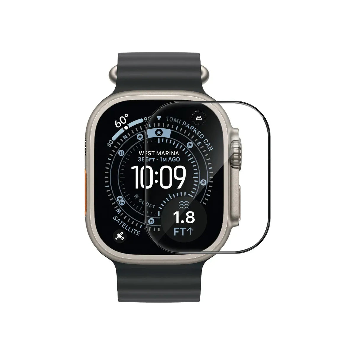 Green Lion Ultra 3 Guard HD Screen Protector for Apple Watch 49mm Clear – image 3