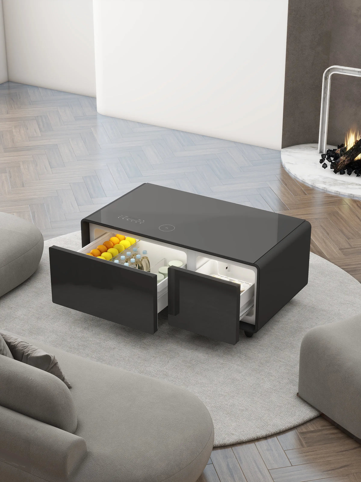 Powerology Fridge Coffee Table Hifi Speaker 93l Black – image 15