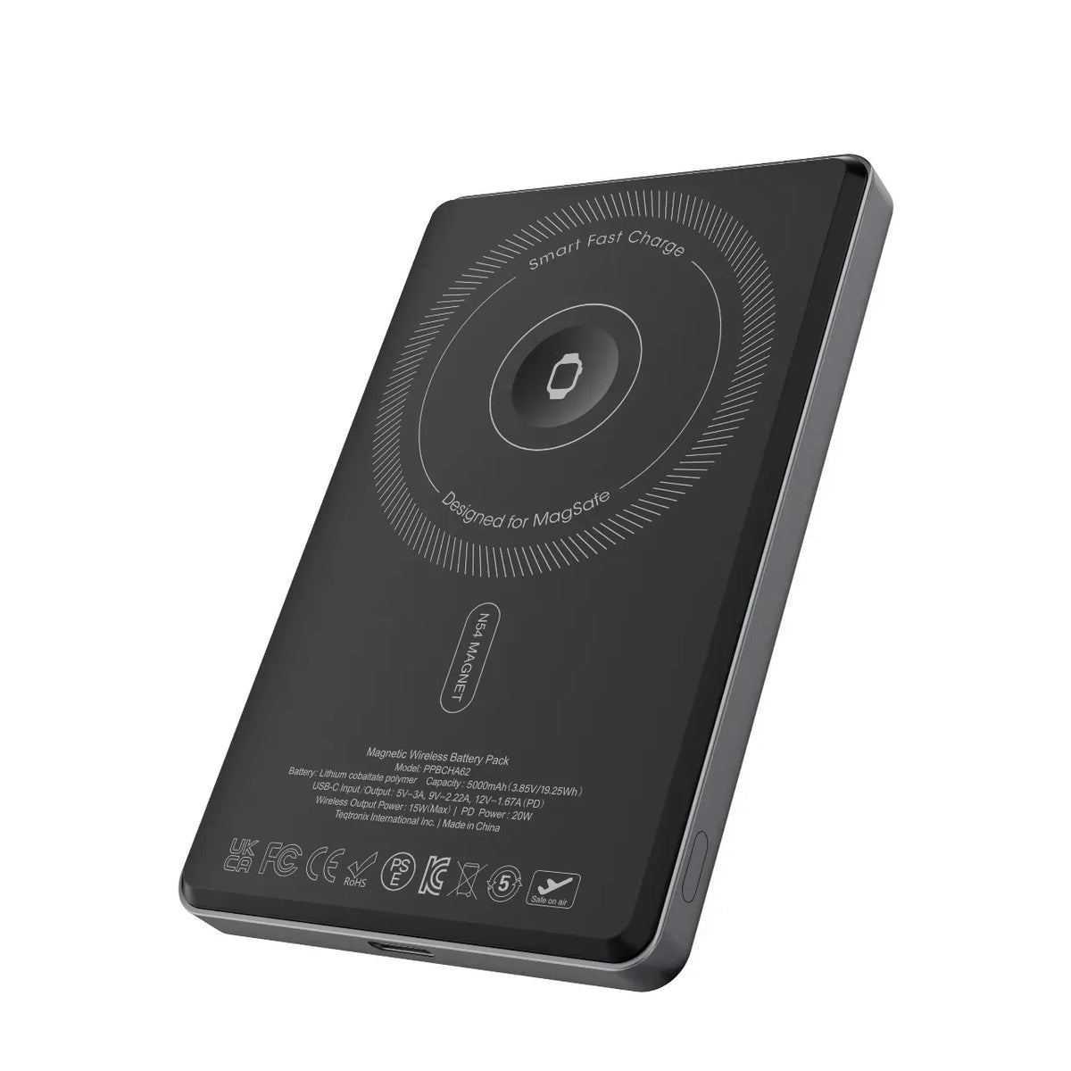 Powerology Mag Volt 5000 m Ah Magnetic Power Bank - Black – image 6