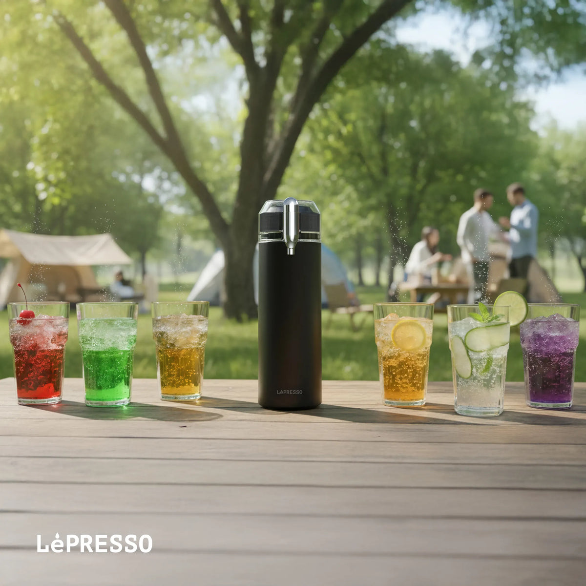 LePresso Sparkling Water Bottle Double Wall Vacuum - Black – image 5