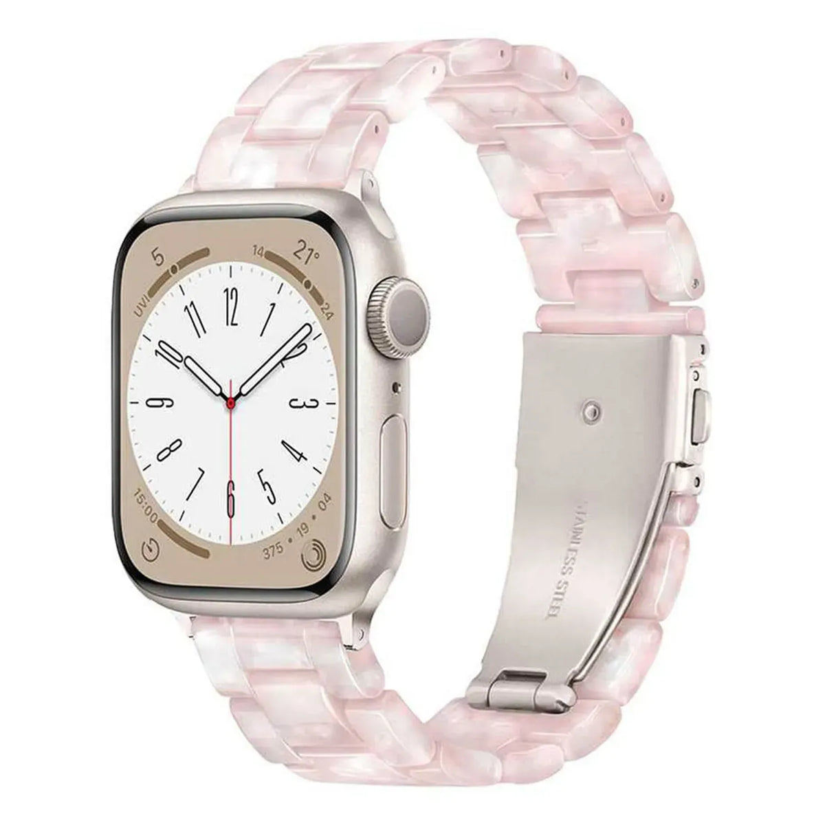 Green Lion Marble Strap For i Watch - Pink – image 3