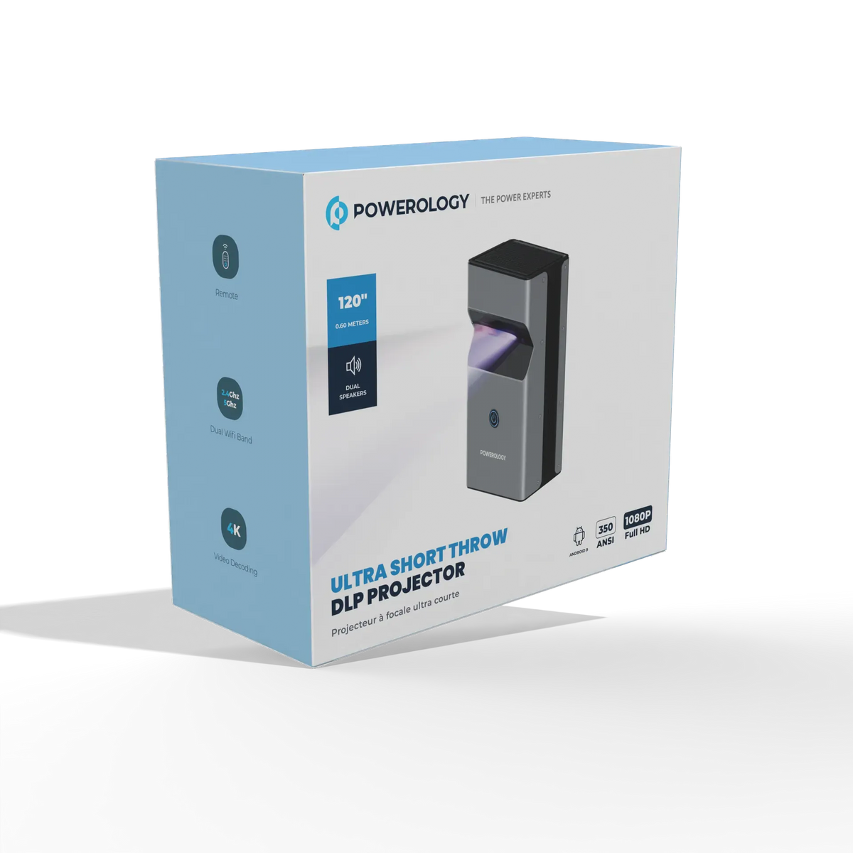 Powerology 4k Ultra Short Throw Dlp Projector 2 16gb – image 7