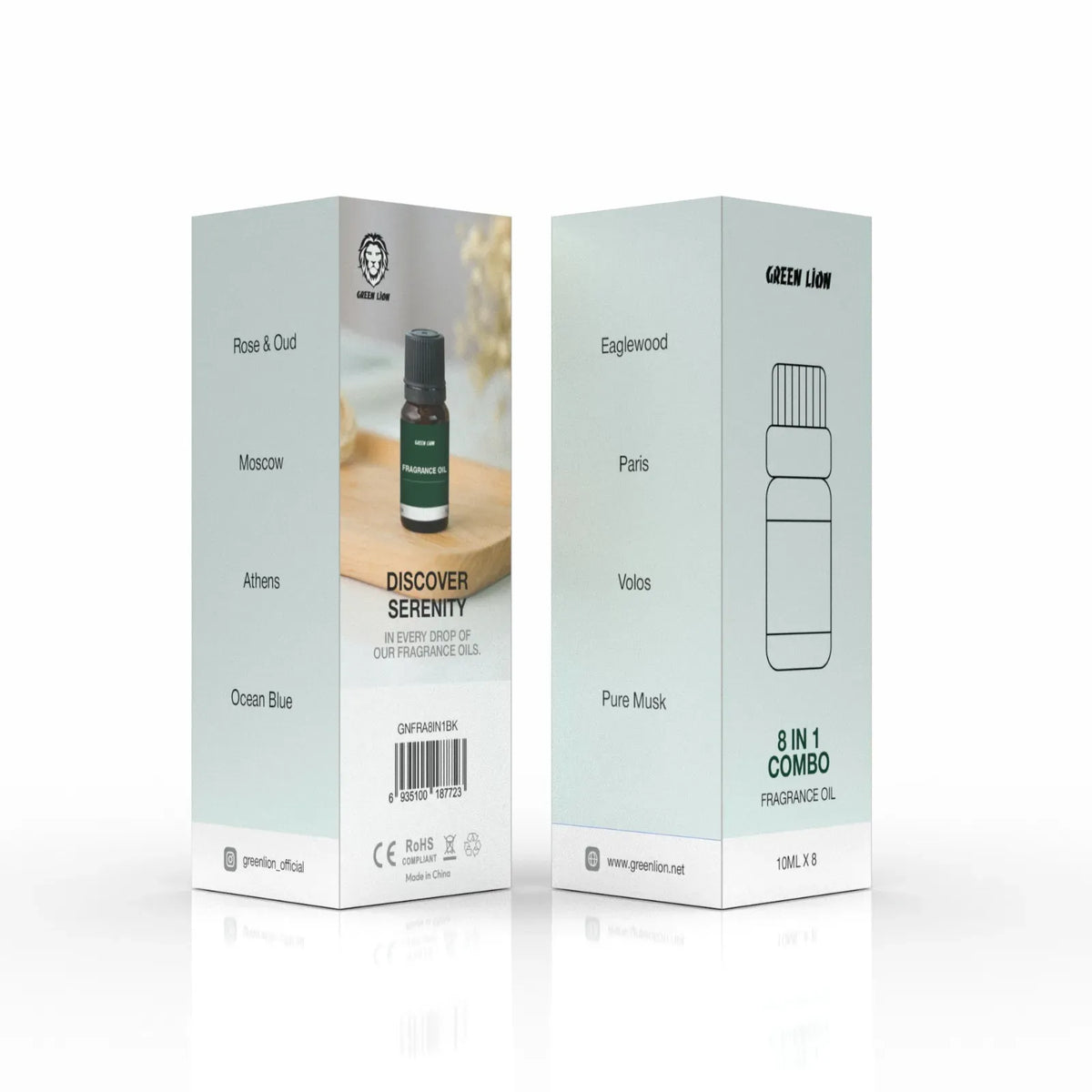 Green Lion 8 in 1 Combo Fragrance Oil Black – image 2