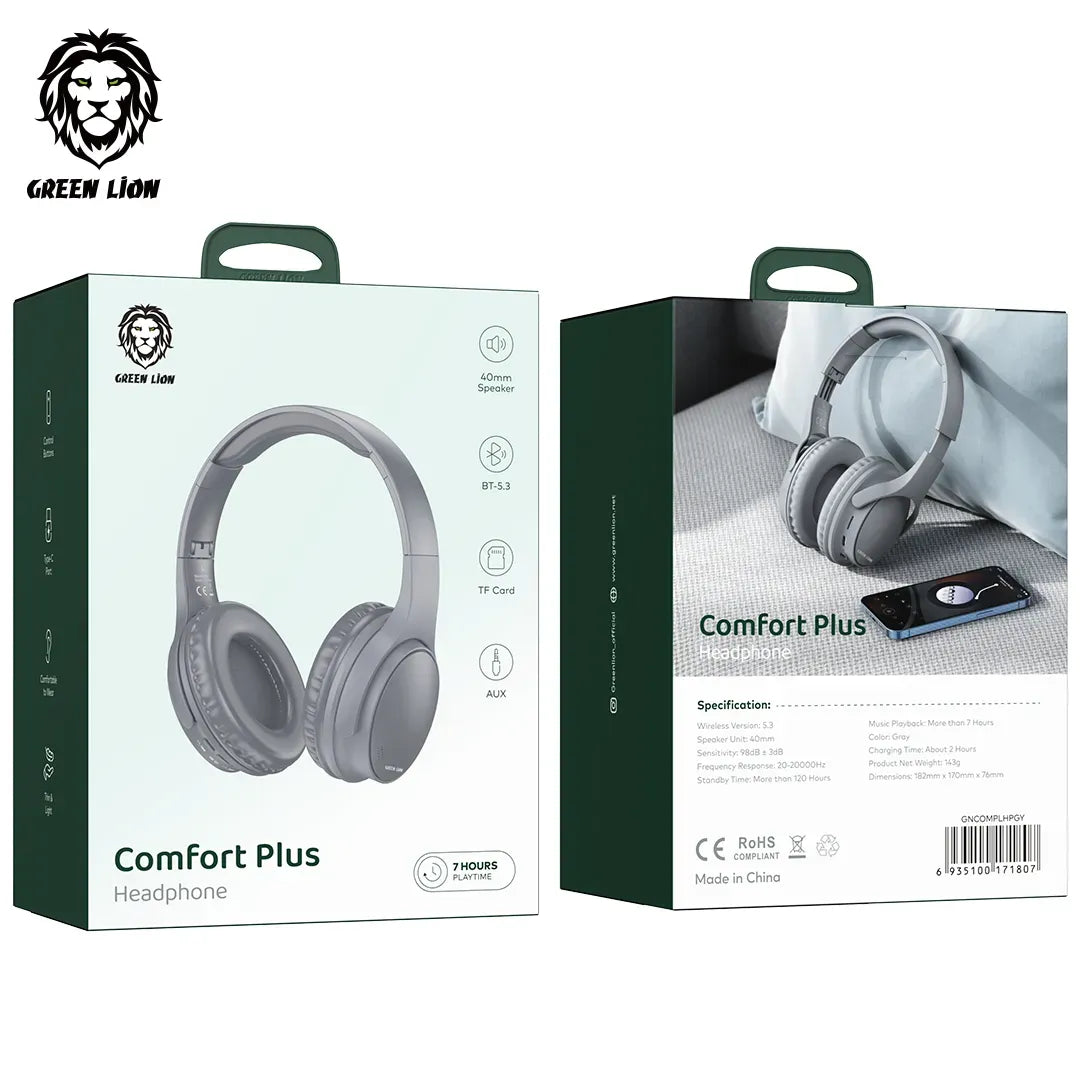 Green Lion Comfort Plus Headphone - Gray – image 8