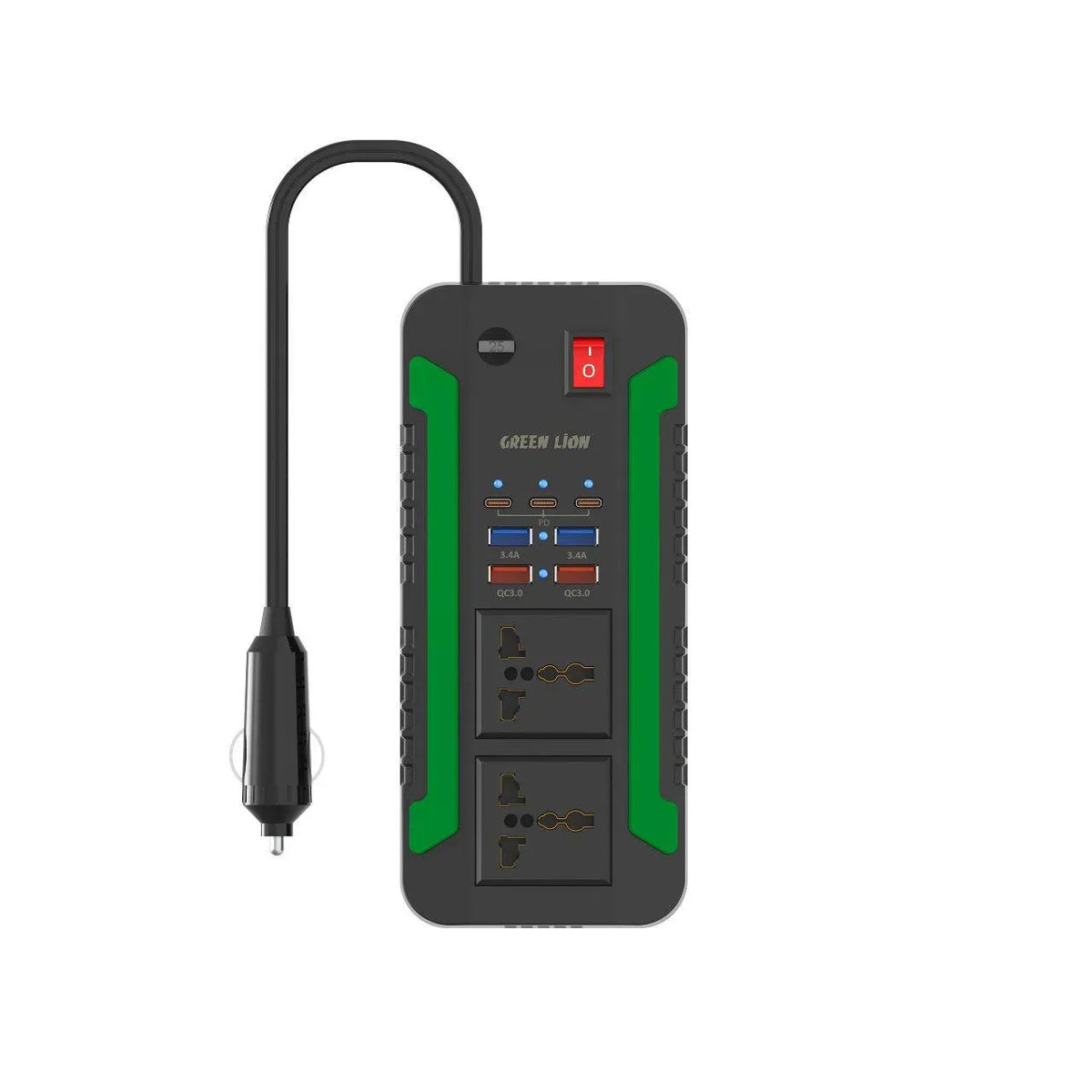 Green Lion Spark 300 Power Inverter - Black – image 4
