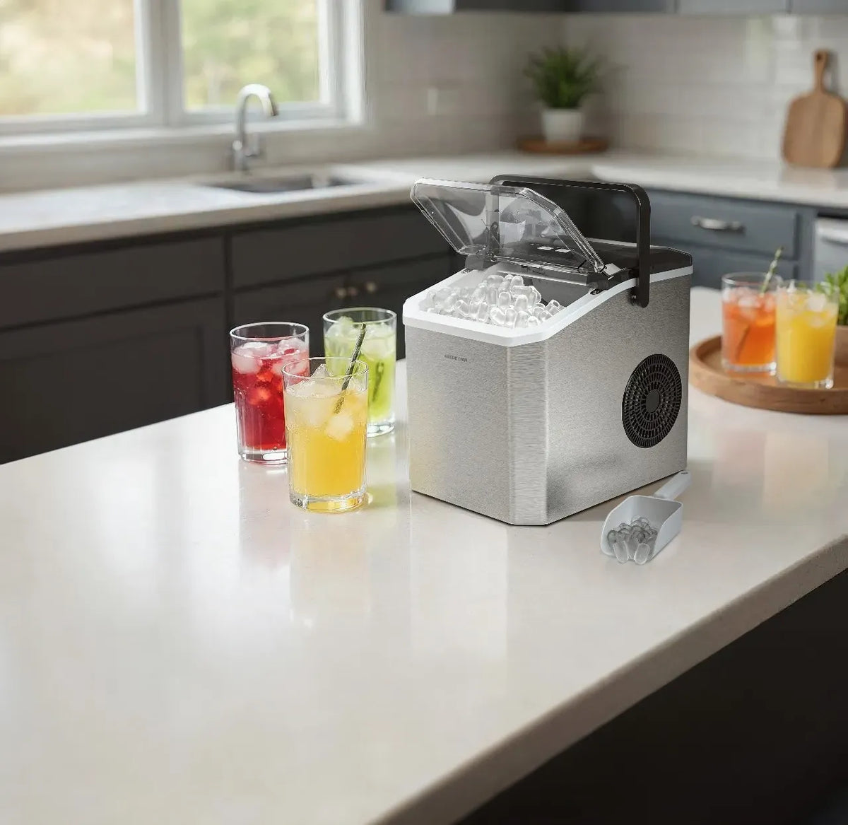Green Lion Instant Ice Mate Ice Maker 130 W 1.5 L - Gray – image 3