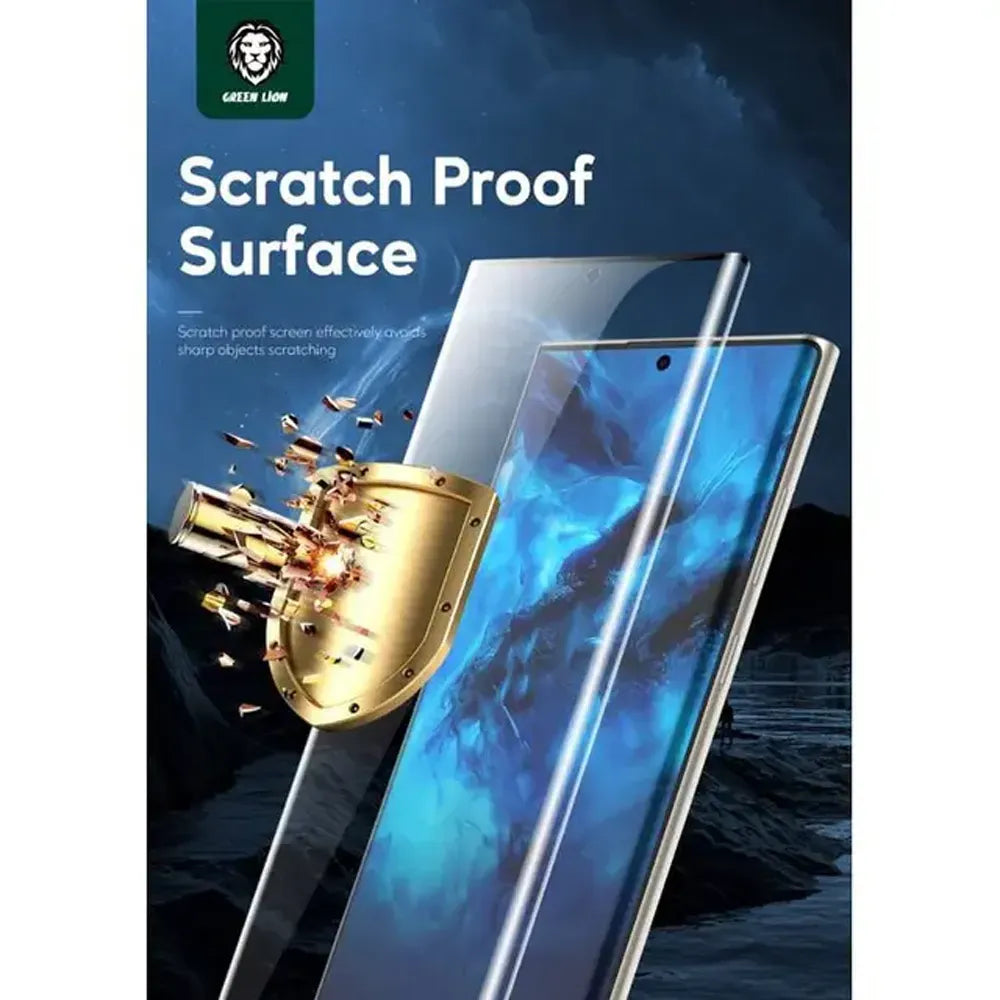 Green Lion 3d Edge Glue Glass Screen Protector for Samsung Galaxy S23 Ultra Clear – image 3