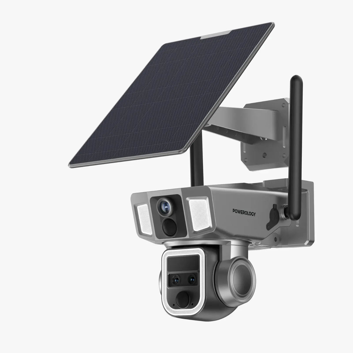 Powerology 4g Wi-Fi 360deg Dual Lens Outdoor Camera Black – image 11