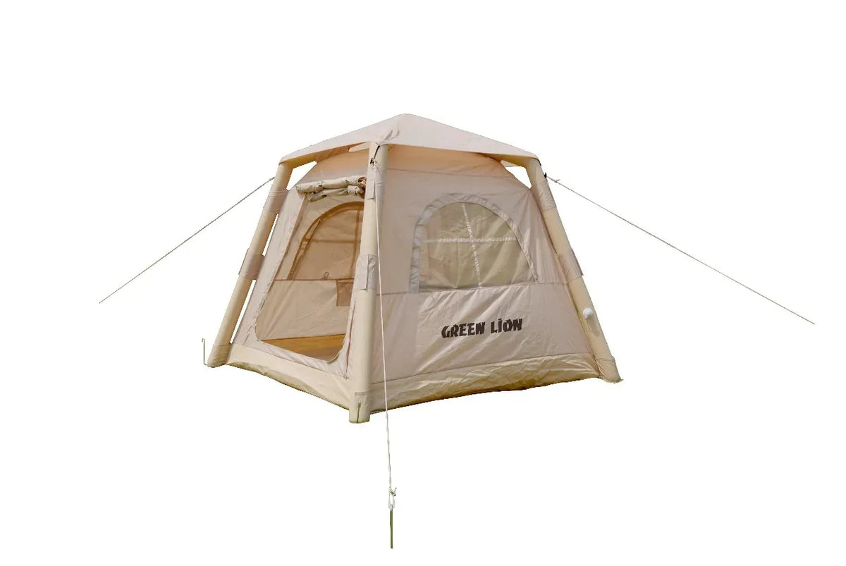 Green Lion Gt 3x Inflatable Camping Tent Beige – image 2