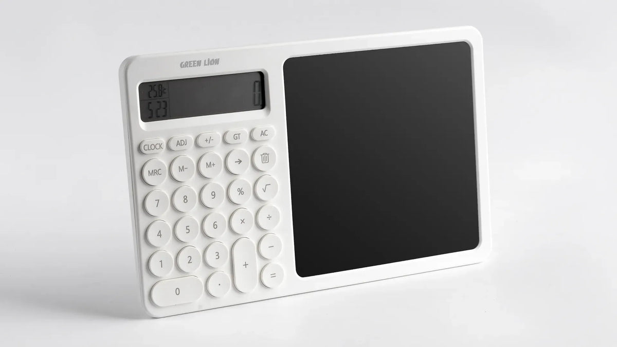 Green Lion Calcwrite Pro Calculator Writing Pad Combo White – image 3