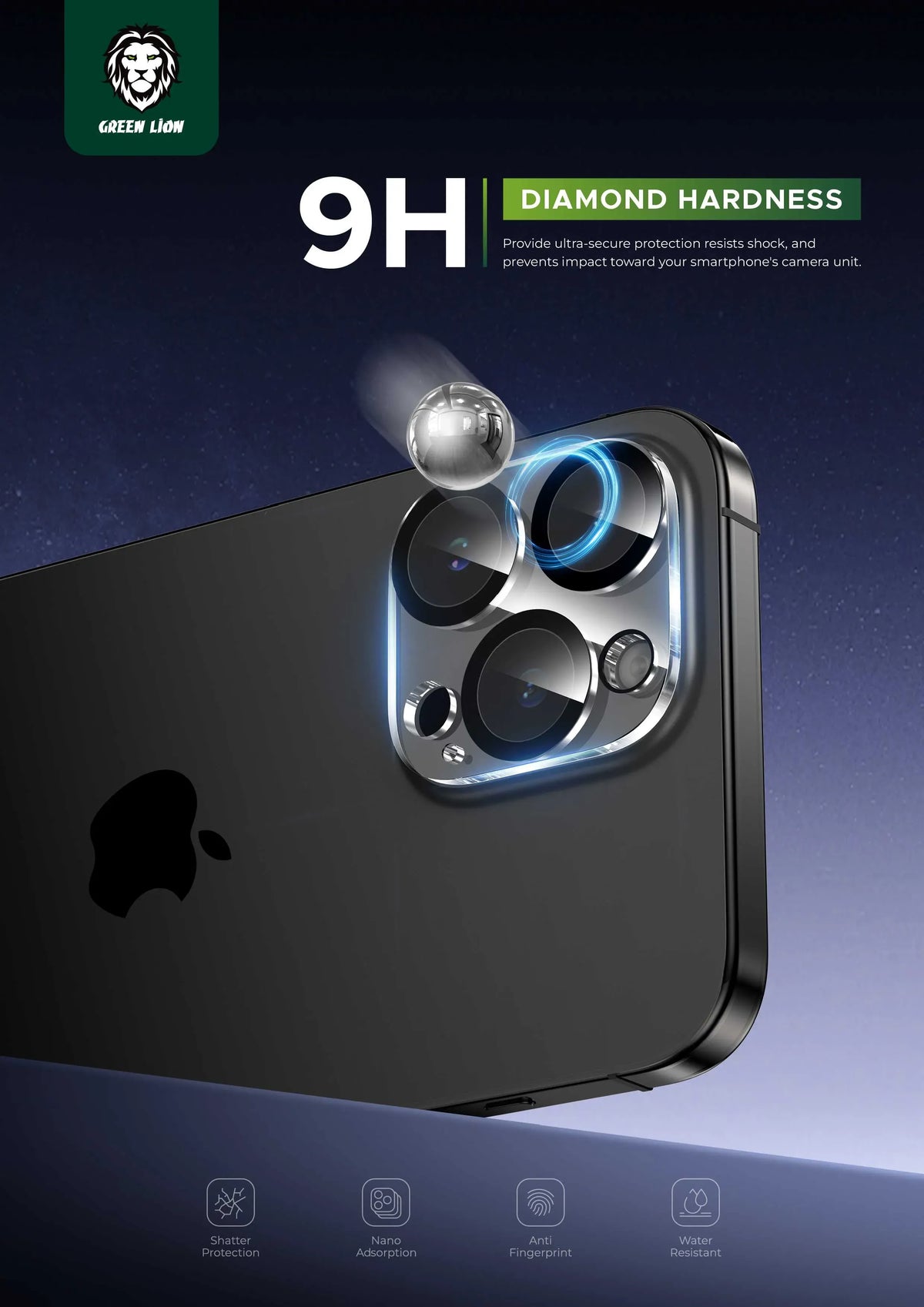 Green Lion Transparent Lens Iphone15 Pro Promax Transparent – image 8