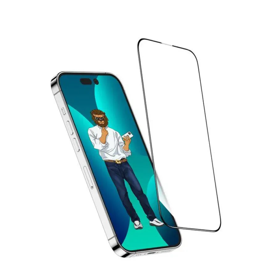 Green Lion 9 HSteve HD Screen Protector - Black Edge/Clear – image 2