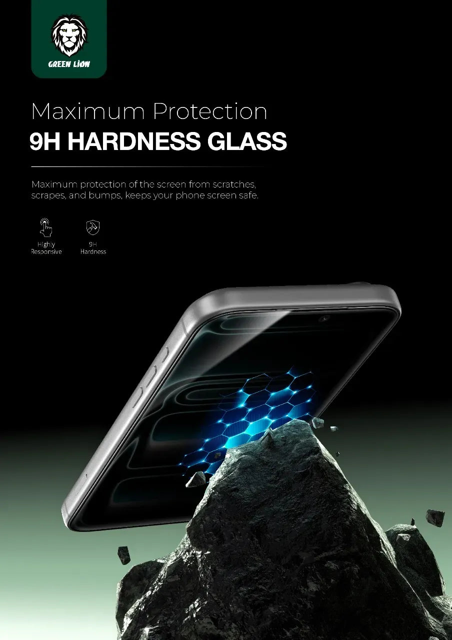 Green Lion Sir Louis 3d Curved Privacy Glass for Iphone 17 Pro Black Edge Privacy – image 6
