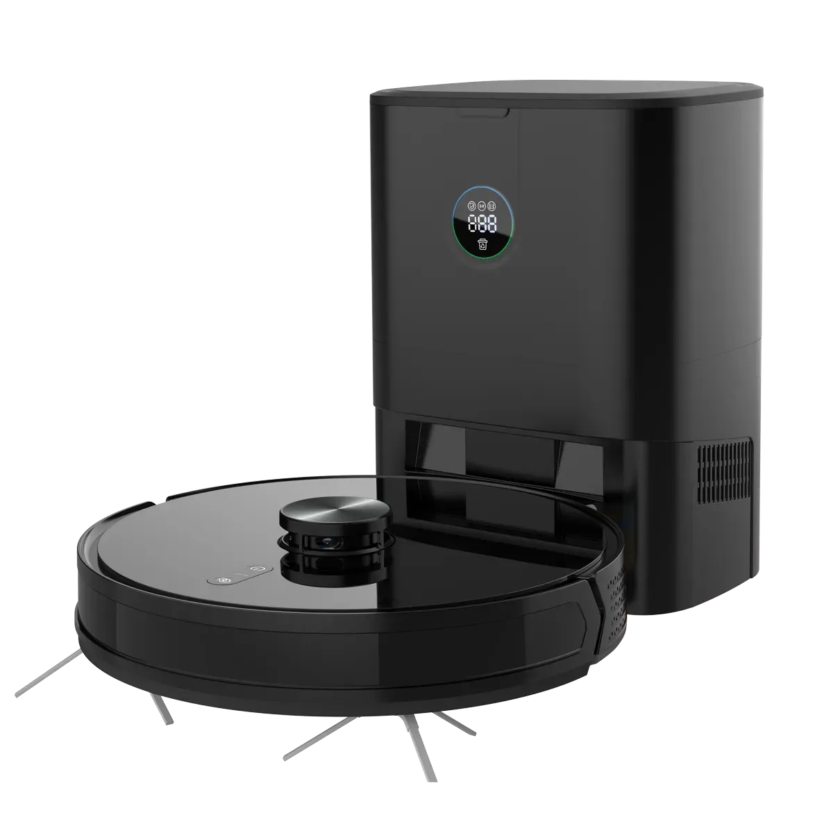 Powerology Smart Station Robot Vacuum Mop Black – image 3