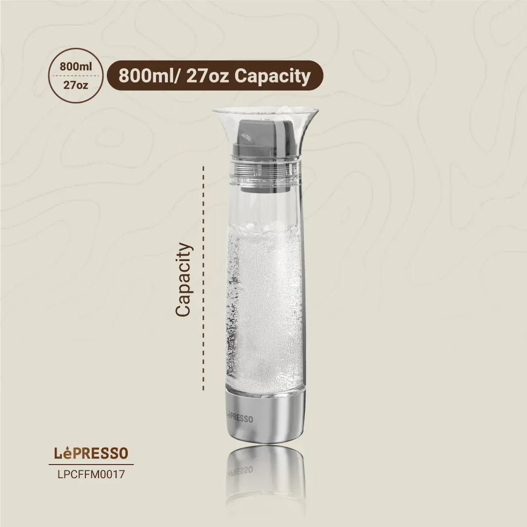 LePresso Carbonator Instant Sparkling Water 800ml Black – image 2