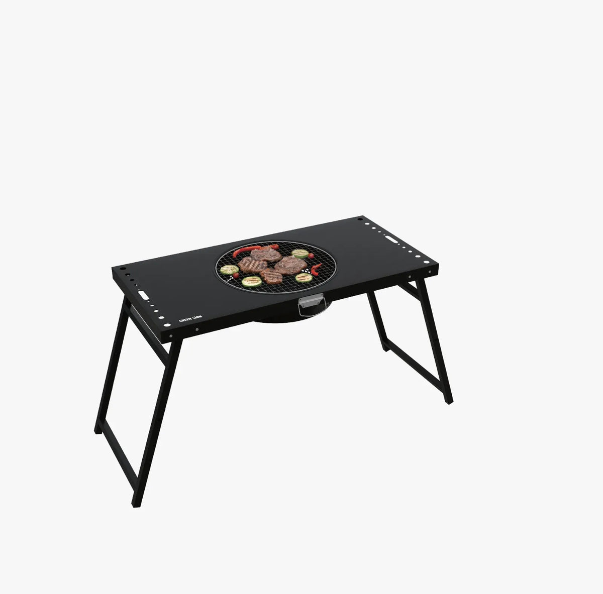 Green Lion Portable Bbq Camping Table Black – image 4