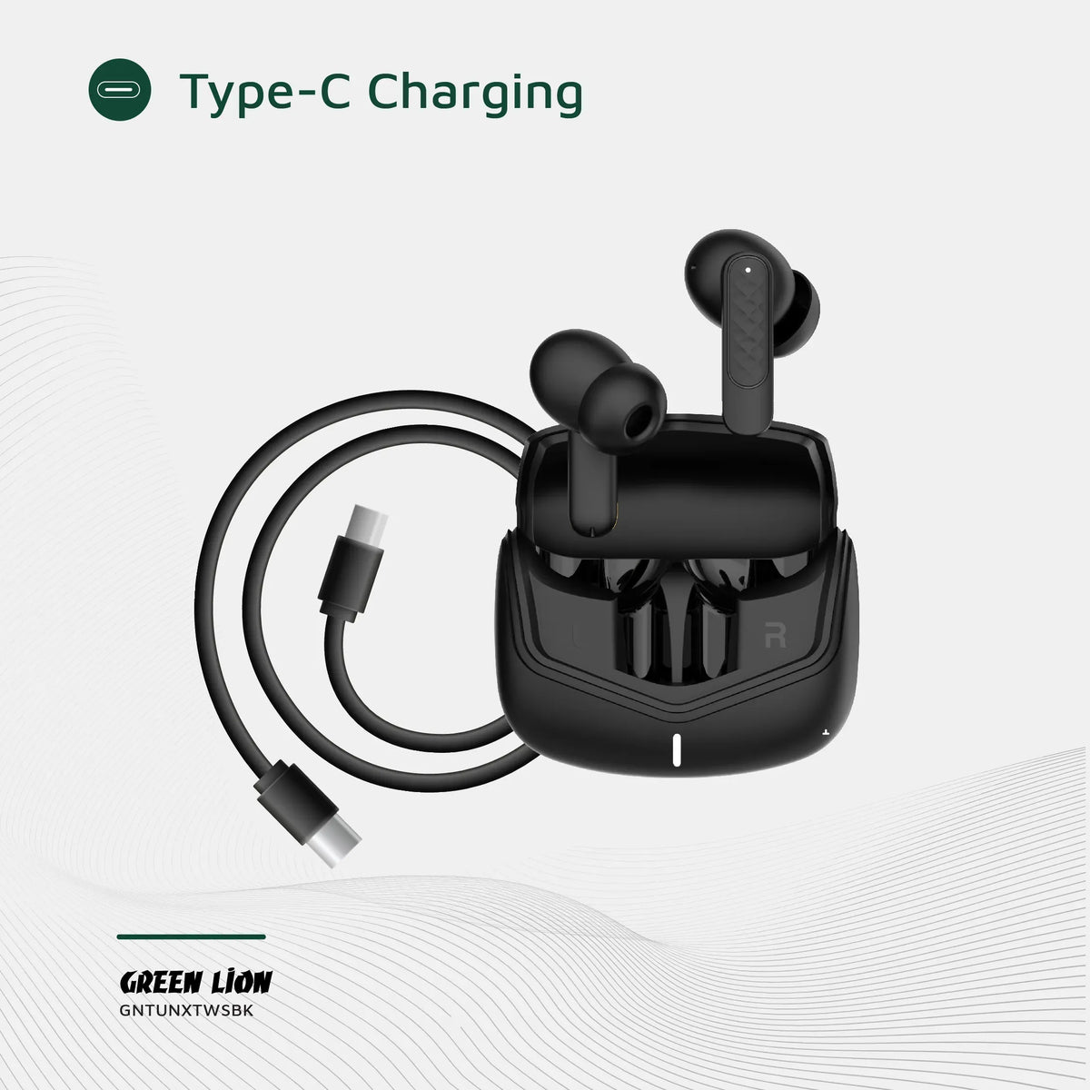 Green Lion Tune XTrue Wireless Earbuds - Black – image 13