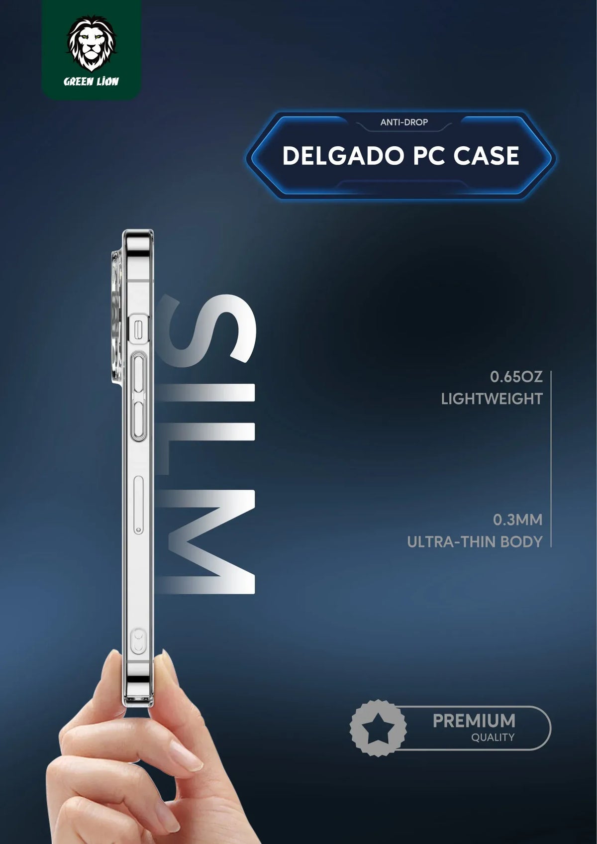 Green Lion Delgado PCCase - Clear – image 5