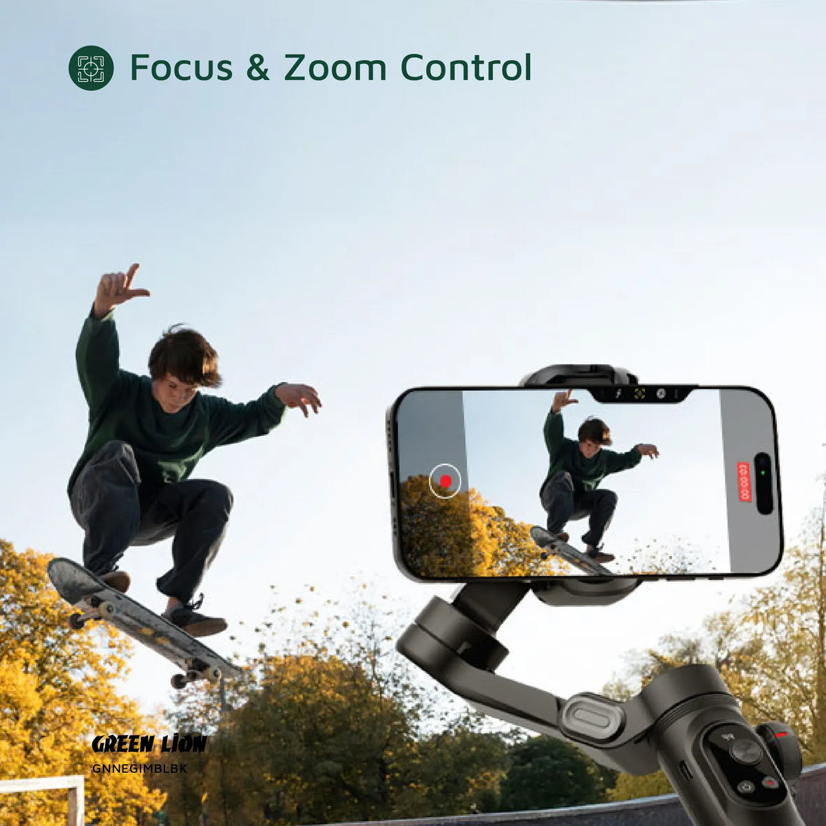 Green Lion New York Gimbal Smart Face Tracking Black – image 11