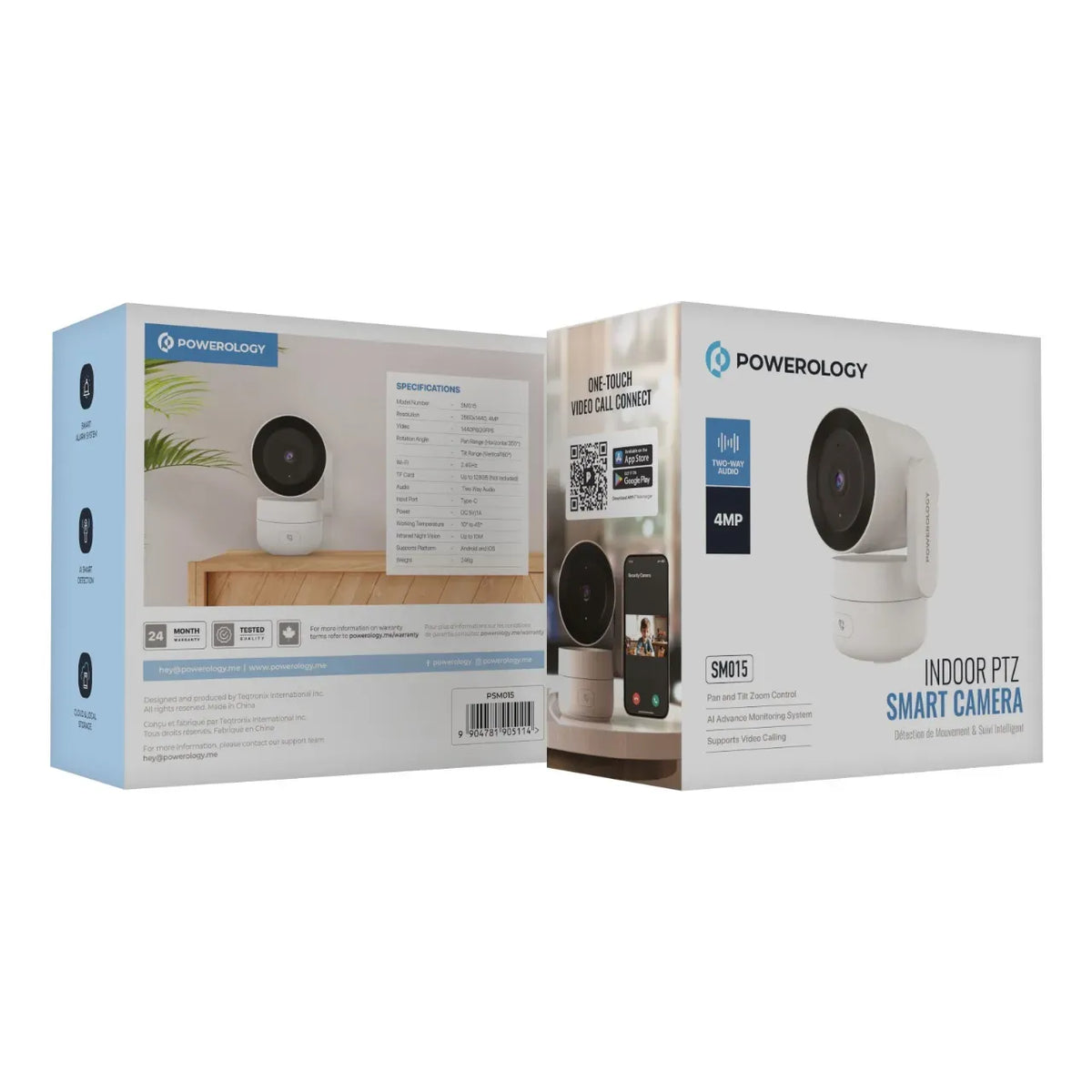 Powerology Indoor Ptz Smart Camera White – image 4