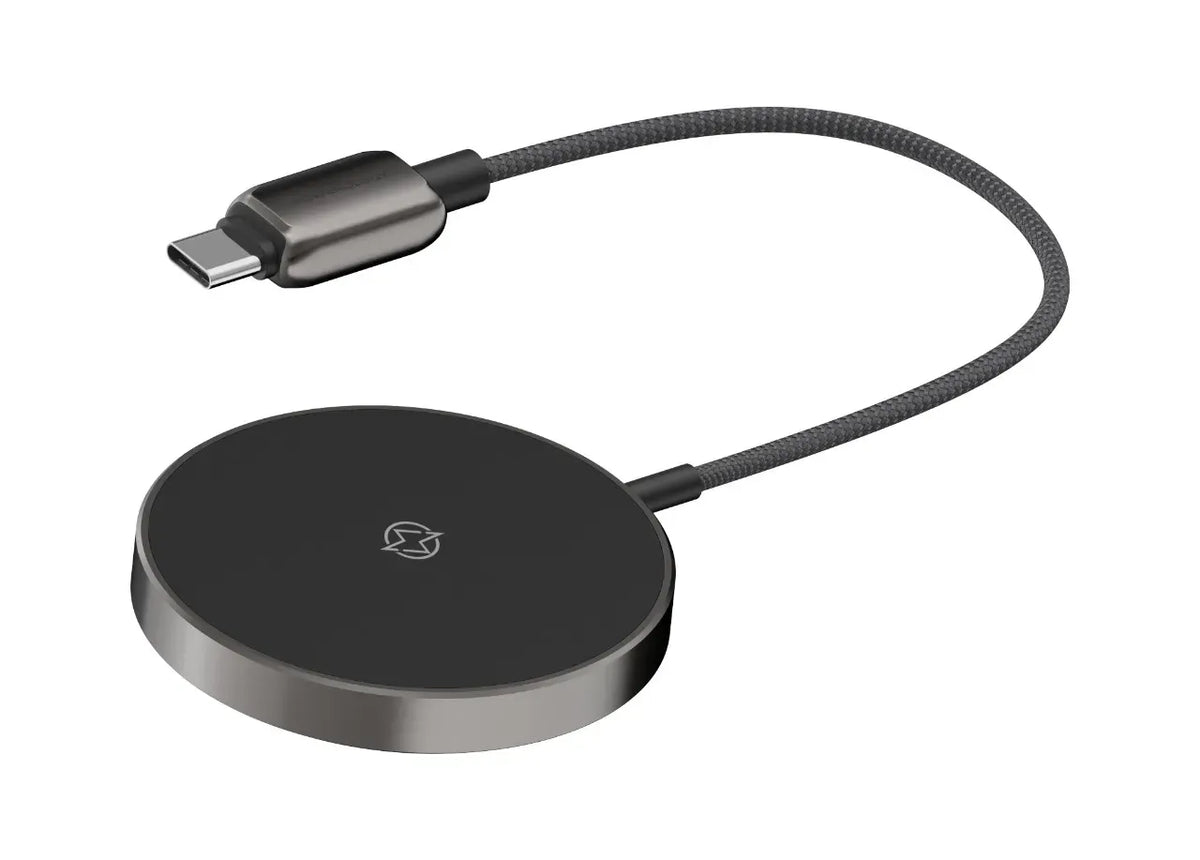 Powerology Zinco Series Wireless Charging Pad Dark Gray – image 6
