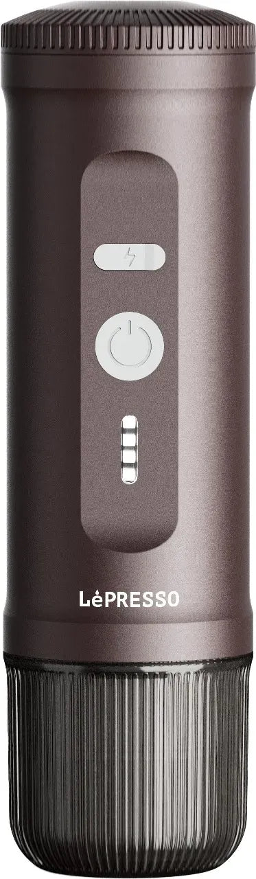 LePresso Portable 2-IN-1 Espresso Maker - Brown