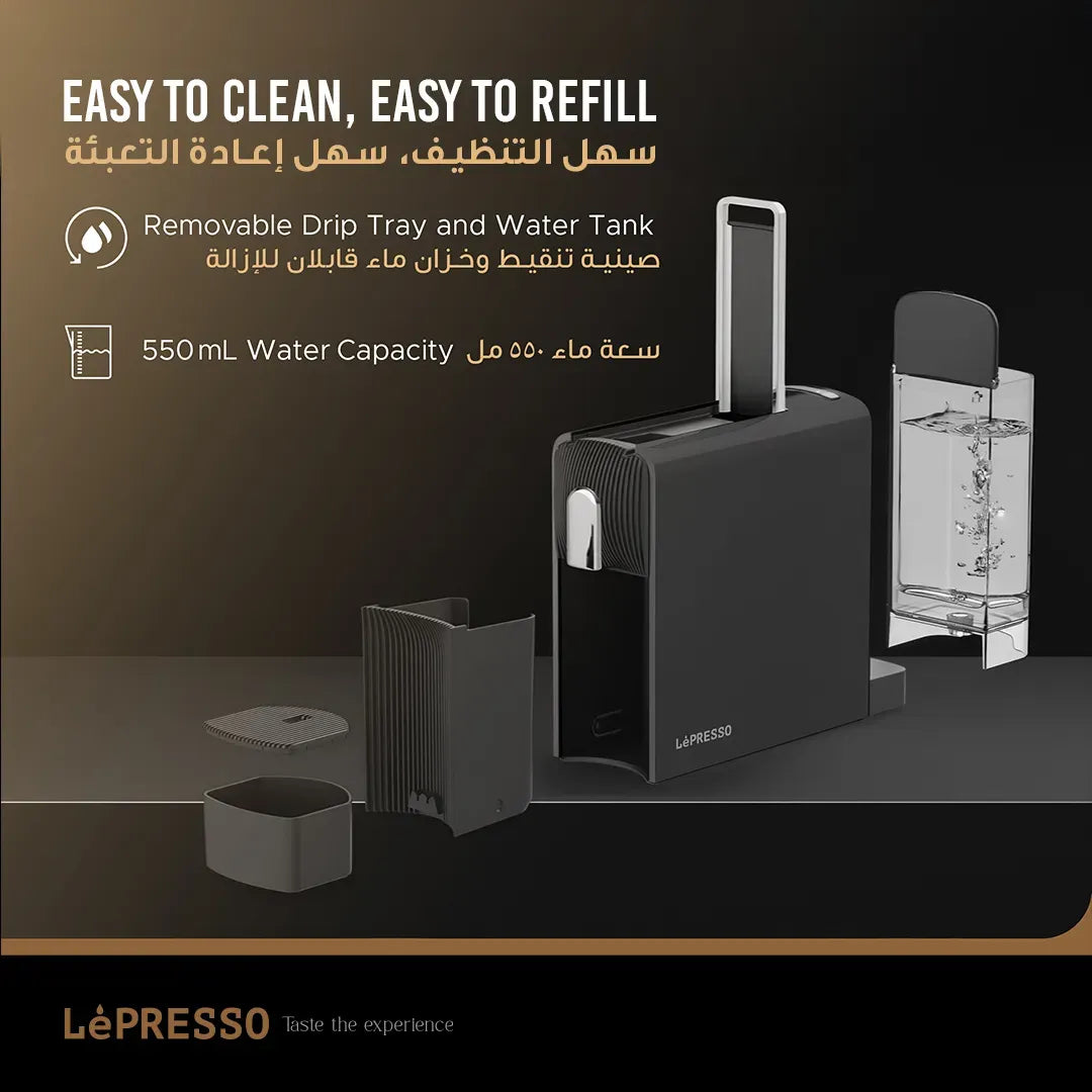 Lepresso Baristo Espresso Machine Nespresso Capsule Compatile - Black – image 15