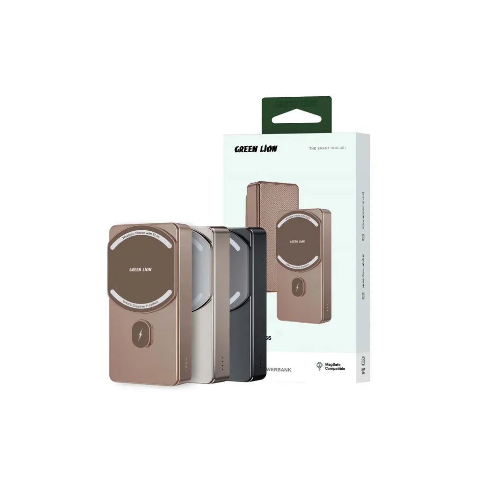 Green Lion 10000 m Ah Milton Power Bank - Desert Titanium – image 3