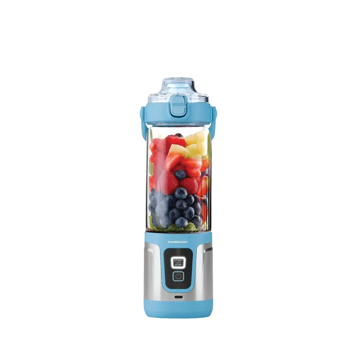 Powerology Duomix Portable Blender - Blue